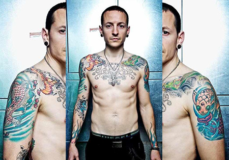 Linkin Parkのタトゥー Tattoo Gig 有名人のタトゥー画像