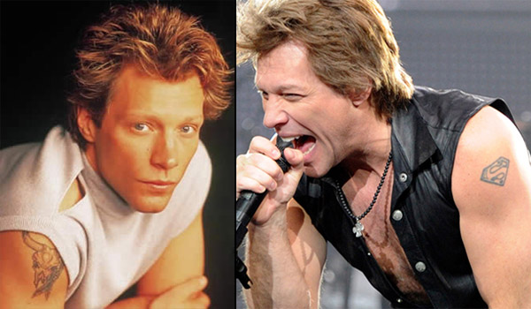 Bon Jovi ジョン・ボン・ジョヴィの腕のタトゥー 1