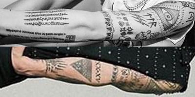 One Ok Rock（ワンオクロック） TAKAの左腕のタトゥー