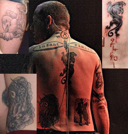 SLIPKNOT Corey Taylor背中のタトゥー